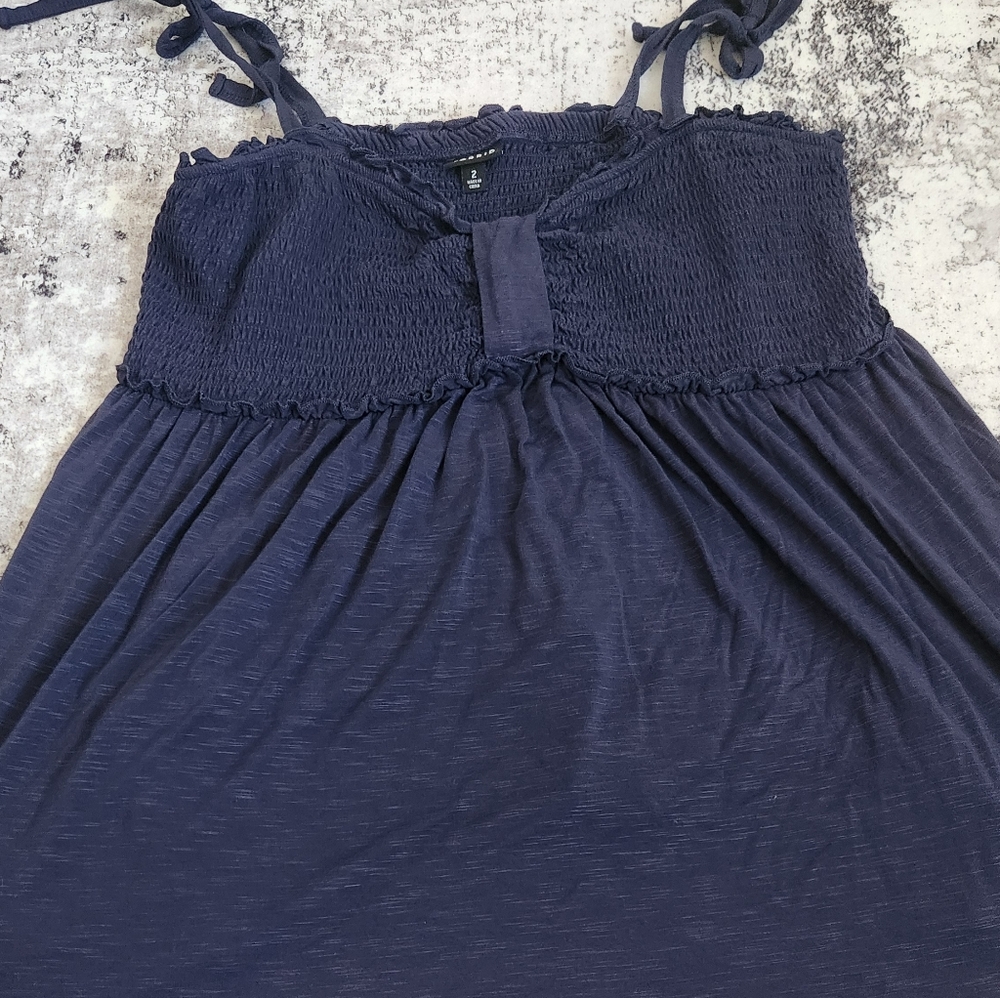 Torrid Dark Blue Smocked Camisole